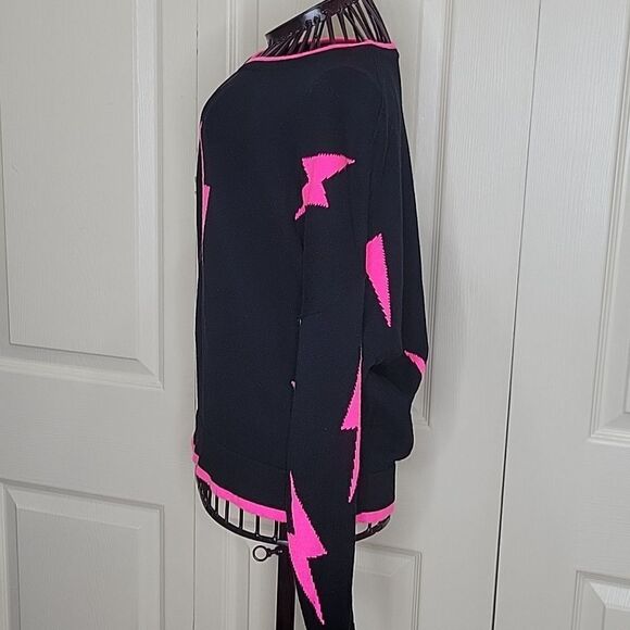 WISPR Silk Blend Lightning Bolt Sweater Size XS - Picture 2 of 7